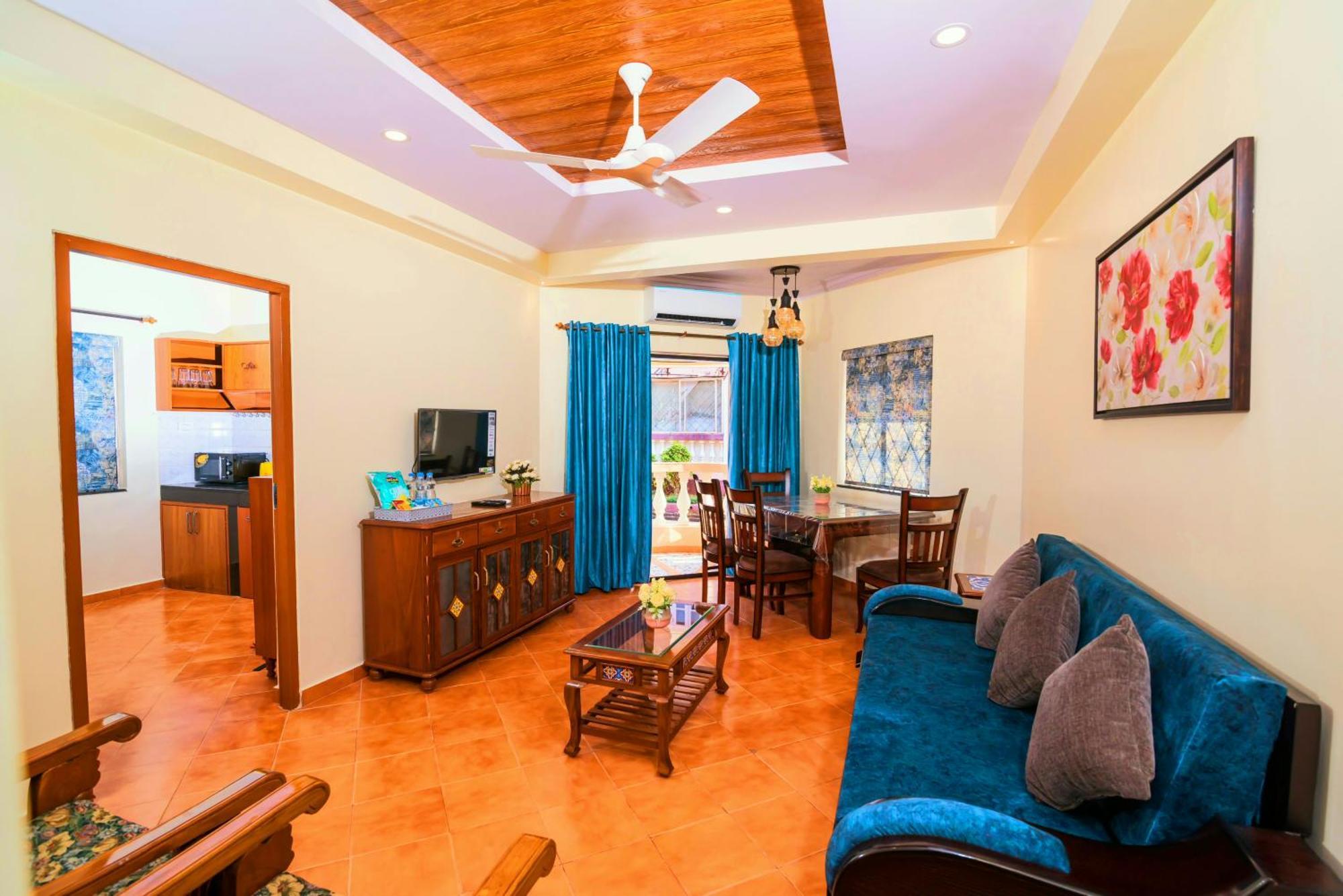 'Golden Sea Shell' 1 Bhk Beach Apartment Benaulim Exteriér fotografie